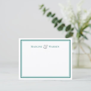 Carte de correspondance personnalisée pour couple