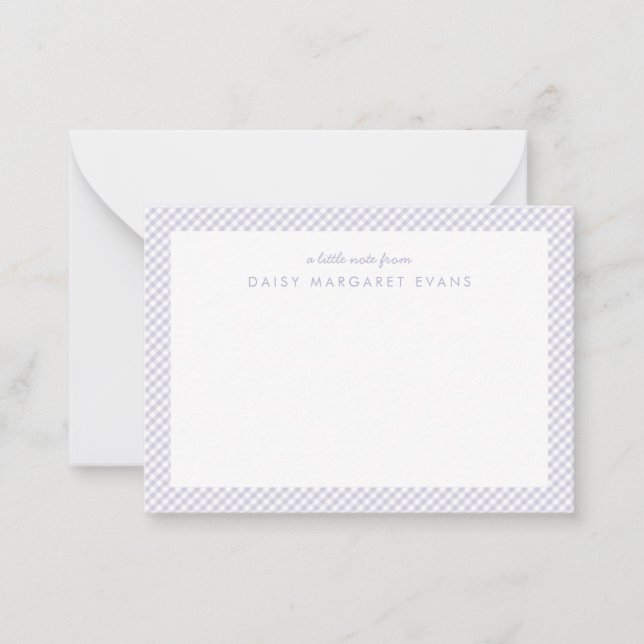 Carte de correspondance personnalisée pour enfants (Devant)