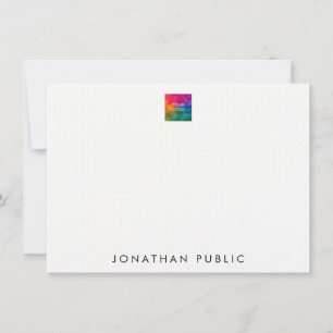 Carte De Correspondance Personnaliser Téléchargez votre propre logo ici Po