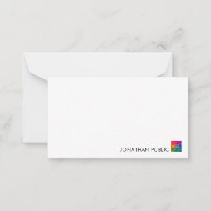 Carte De Correspondance Personnalisez votre nom Entreprise Logo minimum