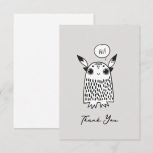 Carte De Correspondance Petit monstre mignon