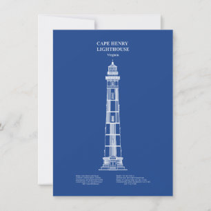 Carte De Correspondance Phare de Cape Henry - Virginie - AD