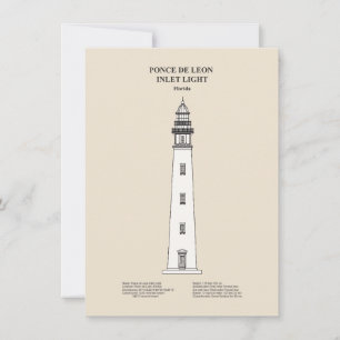 Carte De Correspondance Phare de Ponce de Leon Inlet - Floride - SBD