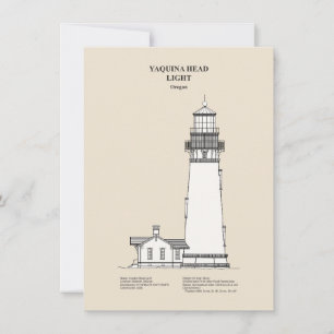 Carte De Correspondance Phare de Yaquina Head - Oregon - SBD