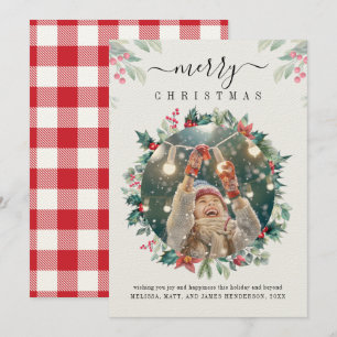 Carte De Correspondance Photo de Noël botanique Mistletoe