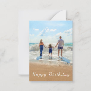 Carte De Correspondance Photo et texte personnalisés - Joyeux anniversaire