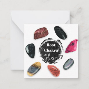 Carte De Correspondance *~* Pierres Racine Chakra Elixir AP64
