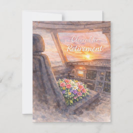 Carte De Correspondance Pilot Cleared for Retirement 
