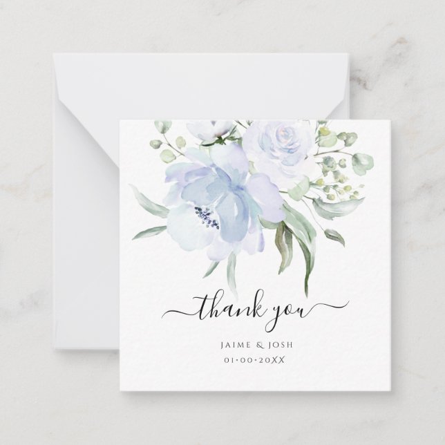 Carte De Correspondance PixDezines Aquarelle Dusty Rose (Devant)