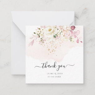 Carte De Correspondance PixDezines Elegant H2 Ice Blush Hyde Cream Roses