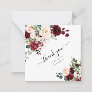 Carte De Correspondance PixDezines Fleurs Aquarelles Bourgogne