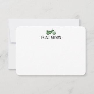 Carte de correspondance plate et fixe