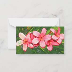 Carte De Correspondance Plumerias