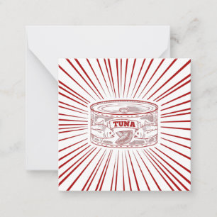 Carte De Correspondance Poisson de thon