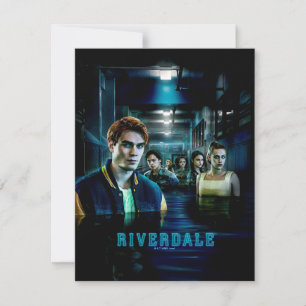 Carte De Correspondance Poster de l'allée inondable de Riverdale
