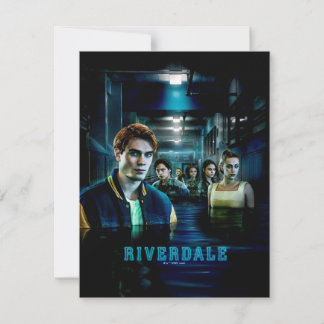 Carte De Correspondance Poster de l'allée inondable de Riverdale