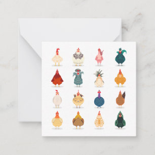 Carte De Correspondance Poulet mou