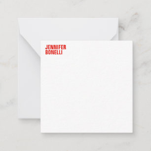Carte De Correspondance Professionnel minimaliste moderne en blanc