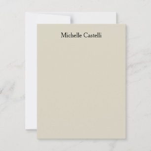 Carte De Correspondance Professionnel Unique Classique Simple