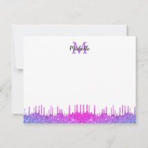 Purple Ombre Parties scintillant Drives Script Mon