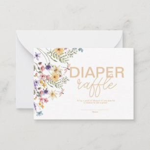 Carte De Correspondance Raffle de couches