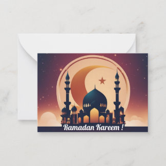 Carte De Correspondance Ramadan Karim !
