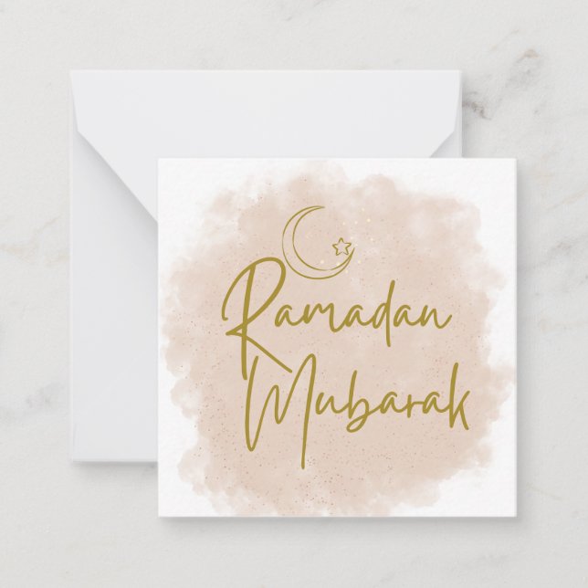 Carte De Correspondance Ramadan mubarak (Devant)