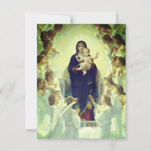 Carte De Correspondance Regina Angelorum - William-Adolphe Bouguereau