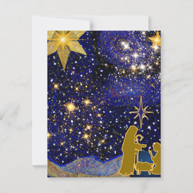 Carte De Correspondance Réveillon de Noël (Devant)