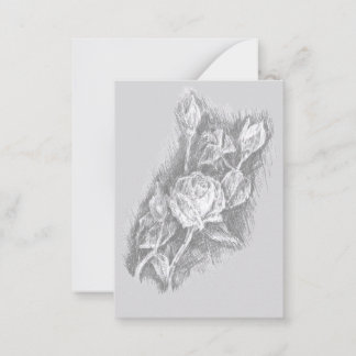 Carte De Correspondance Roses
