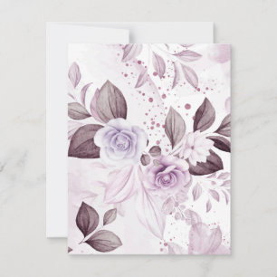 Carte De Correspondance Roses aquarelle 2