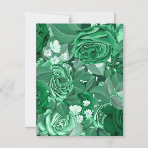 Carte De Correspondance Roses d'aquarelle 36
