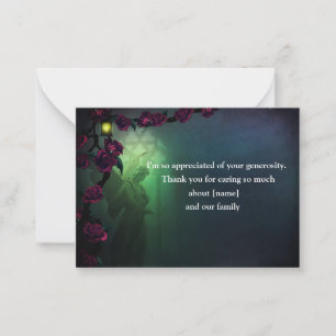 Carte De Correspondance Roses gothiques de l'église Angel On Window