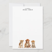 Safari Animaux Personnalisés pour enfants