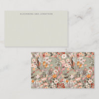 Sage Taupe Floral Boho Nom personnalisé Enceinte c