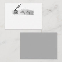 Script de stylo Quill Sketch Faux Silver