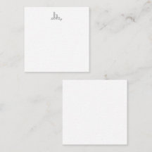 Simple Moderne Monogramme Écriture Élégante
