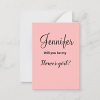 Simple proposition de petite fille de fleurs paste