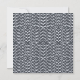Carte De Correspondance Sine Wave Pulse Signal moderne Art Abstrait Design