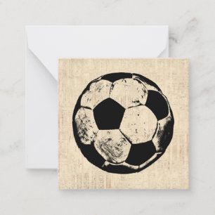Carte De Correspondance Soccer Ball Sports Art Football Vintage