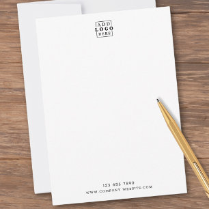 Carte De Correspondance Société de logo d'entreprise minimaliste Contact V