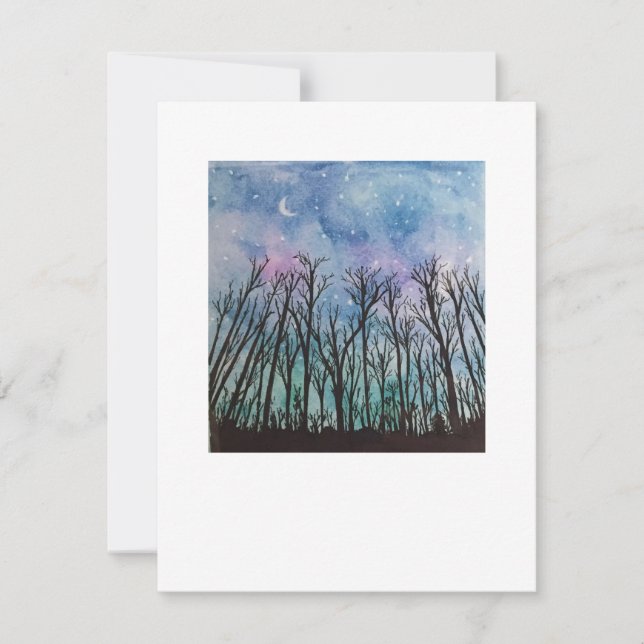 Carte De Correspondance Soirée crépusculaire (Devant)