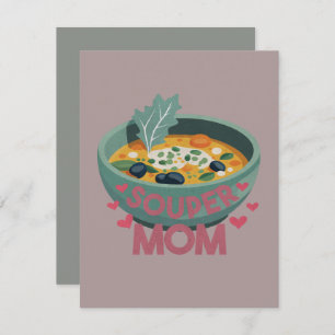 Carte De Correspondance Souper Maman