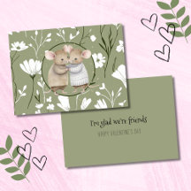 Souris d'amitié cosy pour la Saint-Valentin