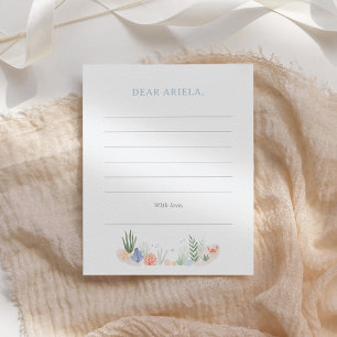 Carte De Correspondance Sous la mer 1er fête d'anniversaire