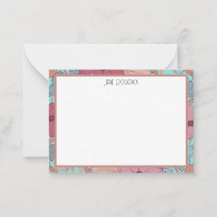 Carte De Correspondance Stationnaire personnalisée rétrograde