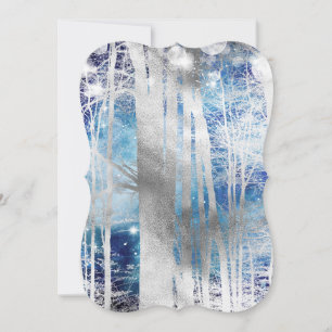 Carte De Correspondance Sublimations hivernales Arbres d'argent