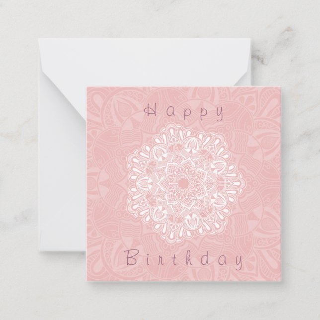 Carte De Correspondance Sweet mandala (Devant)