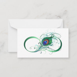 Carte De Correspondance Symbole de l'Infinity