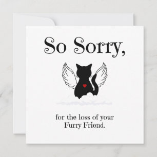 Carte De Correspondance Sympathie pour chat animal